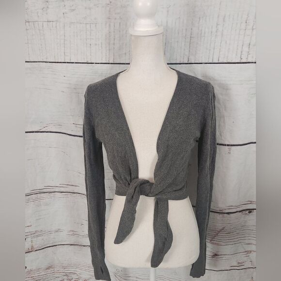 Title Nine Wool Blend Tie Front Cardigan Size Small - Picture 1 of 6